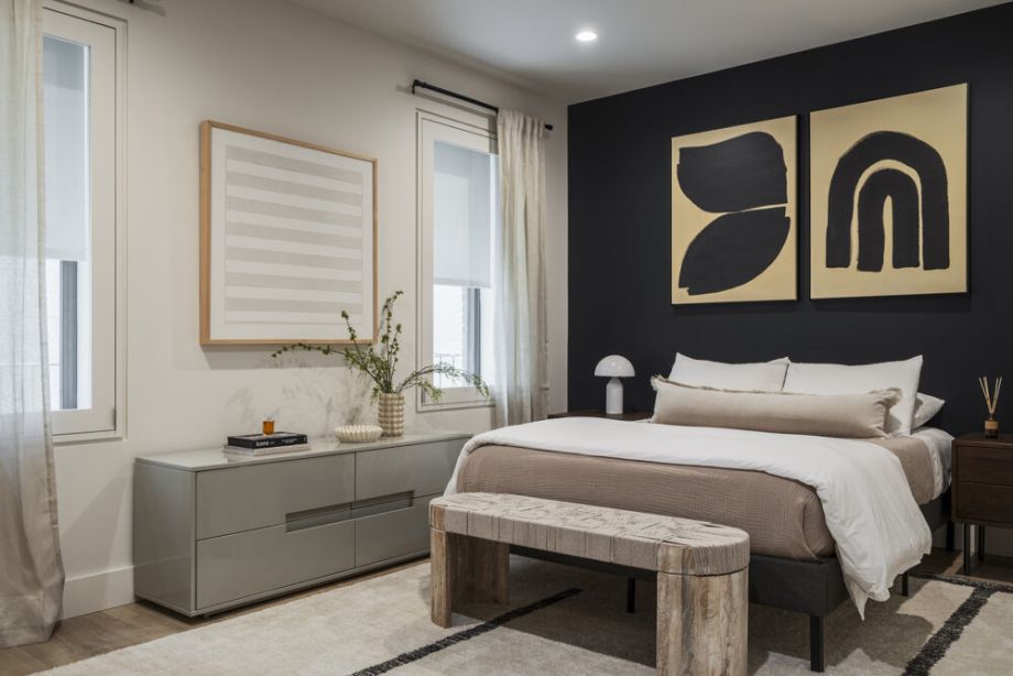 Second bedroom with modern upgrades.